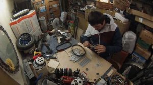 Гусеница с мотором для снегоката  (часть 1)