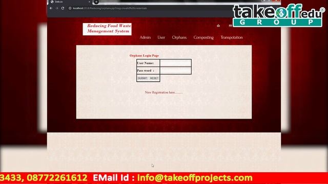 Reducing Food Waste Management System || Java Web Application Projects || Java Projects