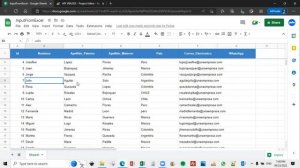 Desde Excel VBA a Google Sheets / Envía y modifica datos en Google Sheets