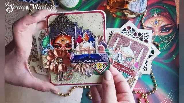 #ScrapMania_tm Открытки из серии "Восточные мотивы"