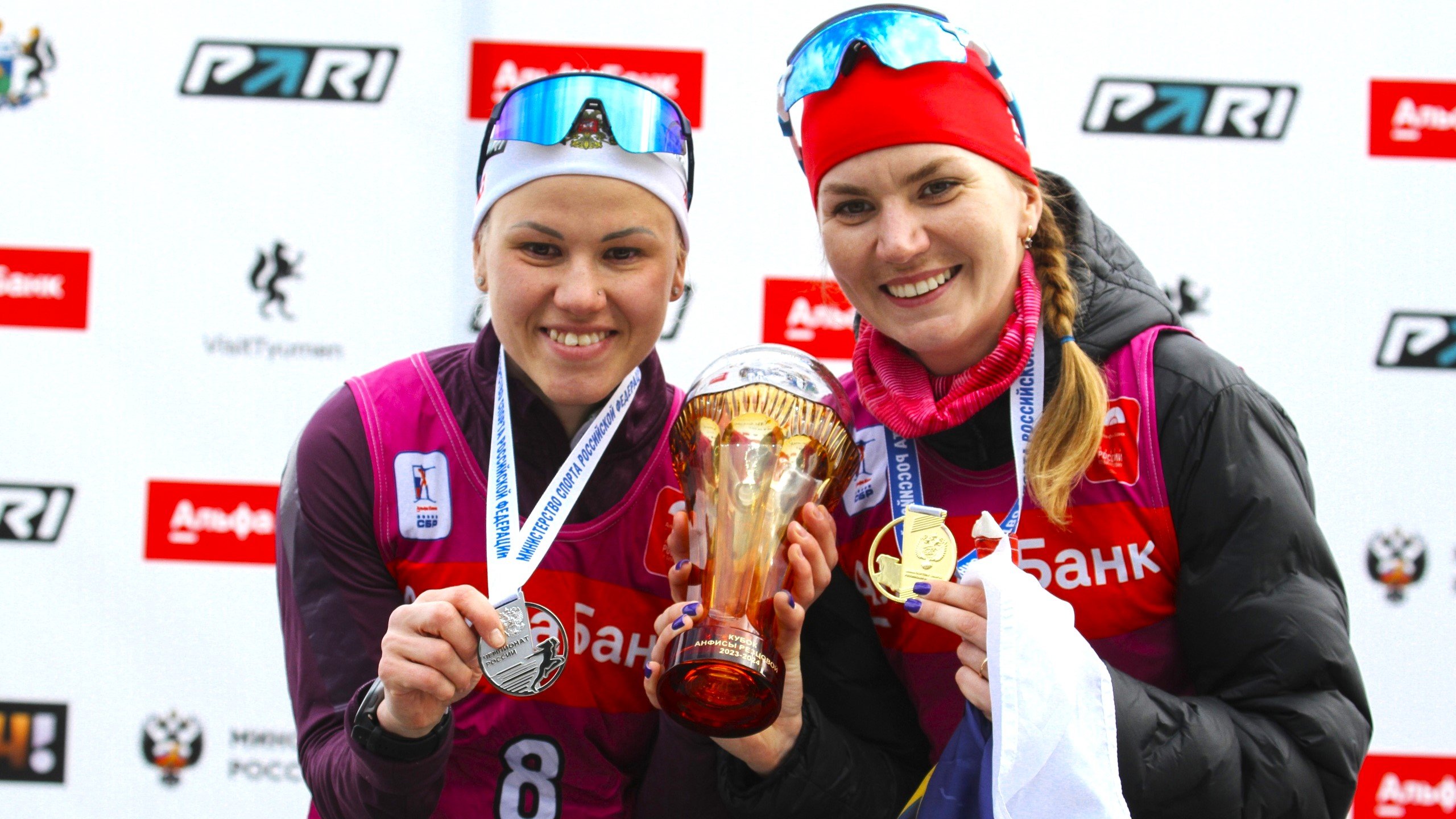 Югорские биатлонисты завоевали медали чемпионата страны