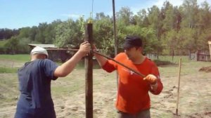 Скважина. Пробивание скважины вручную.