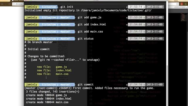 Code to Game - Tic Tac Toe Part 05 - Version Control (Git) смотреть онлайн