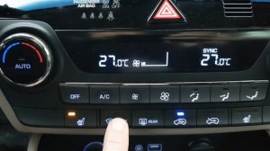 Turn OFF ADS (Auto defogging system) for Tucson