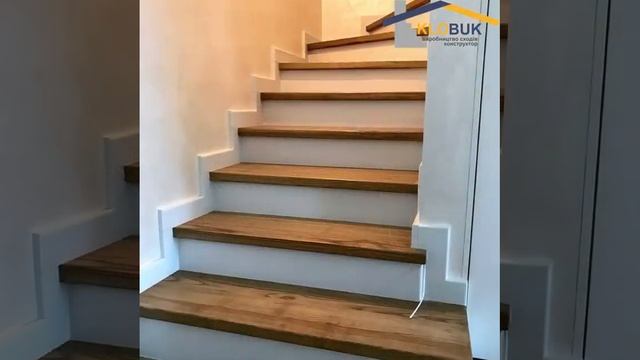 Обшив бетонних сходів деревом - ясень! смотреть онлайн