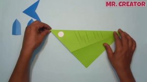 How to Make a 3D Paper Fish for DIY Creators - DIY Origami Fish Craft Easy