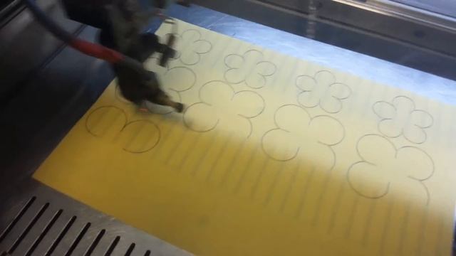 Лазерная резка фоамирана 0.5 мм формата А4. Laser Cutting Foamirana 0,5 Mm Format A4.