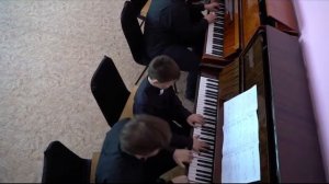 А. Хачатурян. "Танец с саблями". Переложение для 2-х фортепиано в 8 рук С. Кагановича.