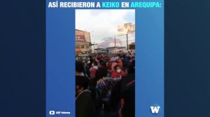 Ciudad blanca rechaza a Keiko Fujimori