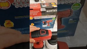 Краскораспылитель аккумуляторный Wortex CPS 1808 распаковка.