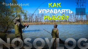 Как управлять крупной рыбой при вываживании?