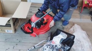 Распаковка — Газонокосилка бензиновая Eco LG-435