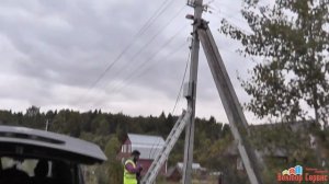 Установка видеонаблюдения в СНТ. Варим оптику, тянем кабель по столбам