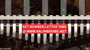 🗡️Tell me why by Penpals (Berserk OST) Kalimba Tutorial & Tabs (No Tuning Required)