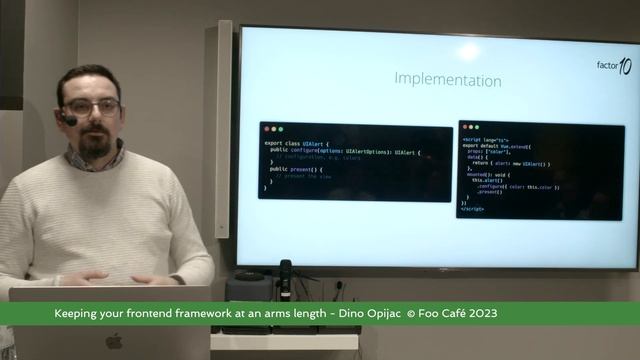 Keeping your frontend framework at an arms length - Dino Opijac