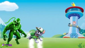 Paw Patrol Transforms Into Venom - Paw Patrol Finger Family Nursery Rhymes