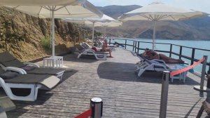 Судак, мыс Меганом, отдыхаем на "Устричном" пляже