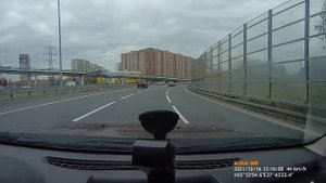 2 аварии съезд с МКАД на Ярославское шоссе