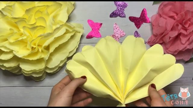 Цветы из салфеток своими руками/ ТетяСоня