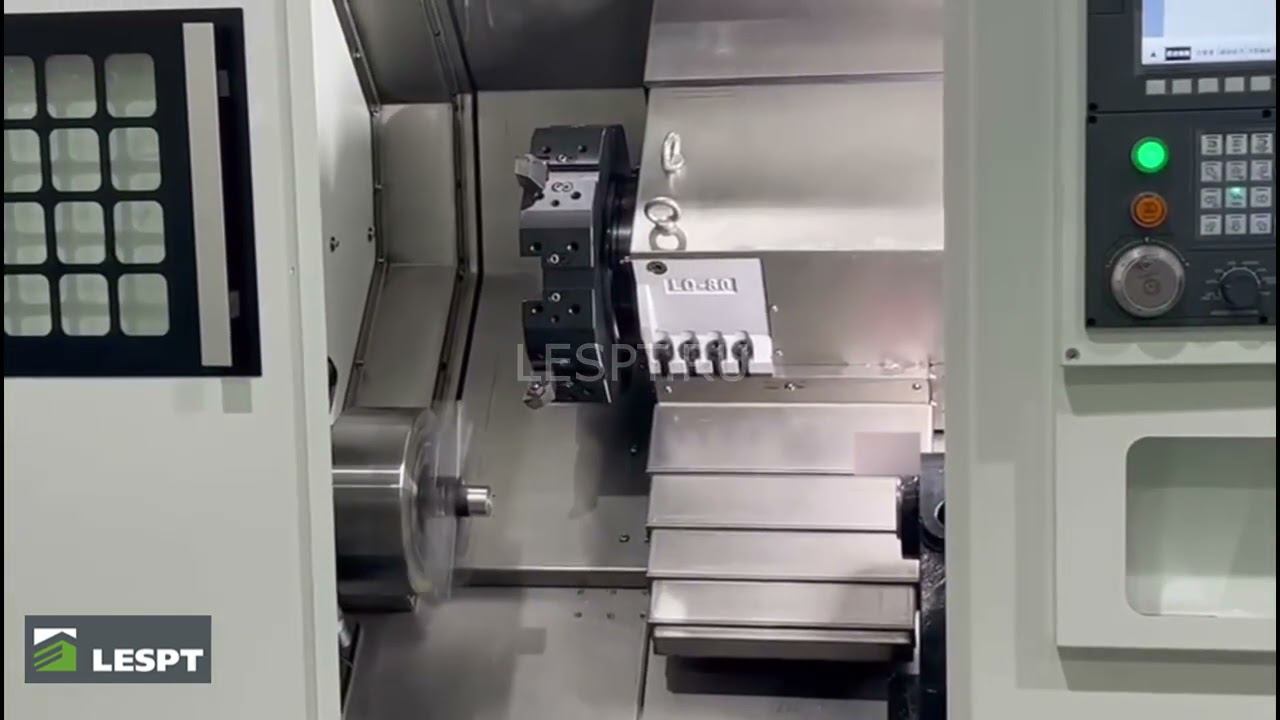 Токарный обрабатывающий центр STEELMAC модели Т55 с наклонной станиной