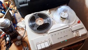 Grundig TK17. Ламповый четырёхдорожечный магнитофон. Общий обзор и воспроизведение.