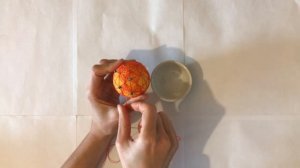 Шары темари. Узор 4. Зигзаг