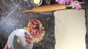 Пирог со свининой