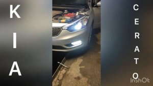 Kia cerato 2013 установил ксенон в Линзы и Led Viper ultra в Птф  (видео от подписчика )