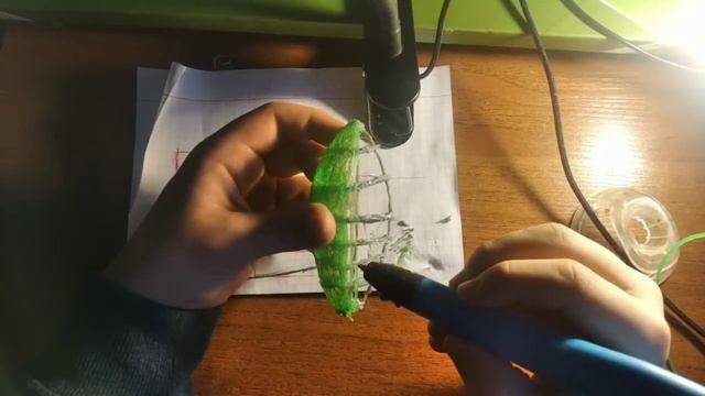 Сделал 3D ручкой космический корабль из мультфильма Футурама #Футурама #3Dручка