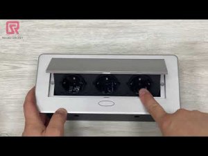AM-G3EU-15 - розетка горизонтальная выдвижная 3EU