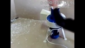 Работа дробилки для поролона марки ИП