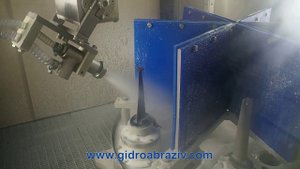Установка гидроабразивной обработки, очистки, упрочнения КС 150A 6D