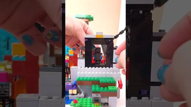 Lego minecraft Steve Netherite Armor #shorts смотреть онлайн