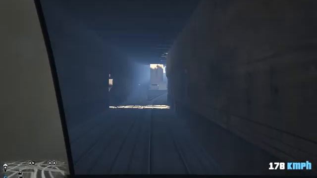 Grand Theft Auto V почти вся линия метро Лос Антоса под музыку Артём Цигенов -последний поезд.