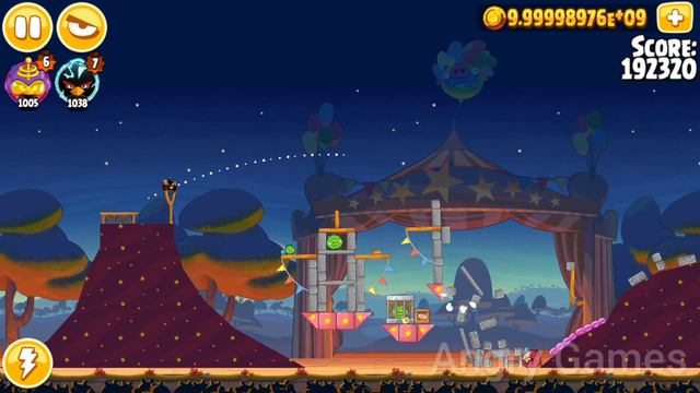 Angry Birds Seasons 3 Stars Abra-Ca-Bacon 28 Level смотреть онлайн