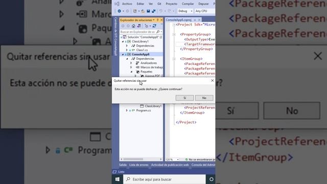 Eliminar referencias no utilizadas en proyectos de C# y Visual Studio #TipsVisualStudio #TipsCsharp