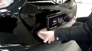 ТюнингМаркет.рф Установка решетки радиатора для Hyundai Solaris 2011 (Хром)