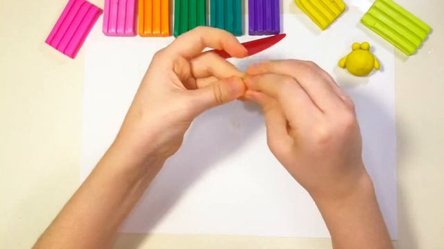 Kids.Пасхальные цыплята. Идея для Детского творчества. Пасха.#diy #plastic #поделки #пасха #лепка