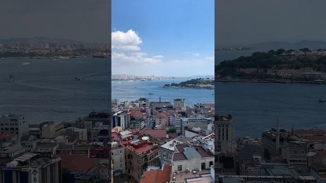 İstanbul'un harika manzarası - Galata Kulesi'nden