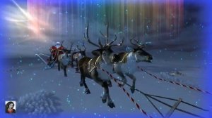 НD Футаж 5 новогодний от Веры Тигровой.Дед Мороз на санях.