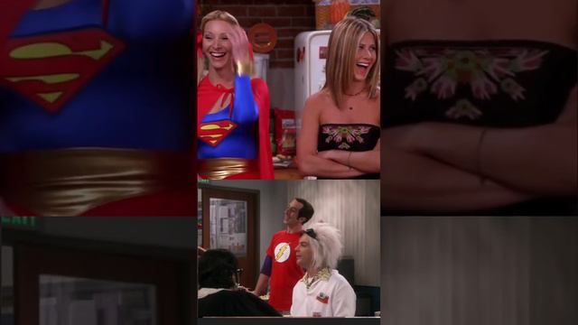 Friends vs TBBT - Part 5 (The Halloween Costume) #friends #thebigbangtheory