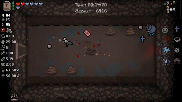 Waka Waka - Вака Вака  17 серия  The binding of Isaac Afterbirth plus Challenge