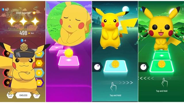 Pikachu ? Pikachu ? Pikachu ? Pikachu ? Who Is Best In Tiles Hop