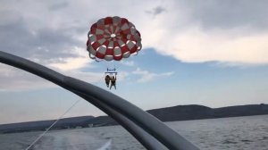Первый полет на парашюте с катера