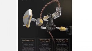 CCA C12 1DD + 5BA гибридные наушники-вкладыши HIFI металлическая гарнитура Музыка Спорт ZS10 PRO A.