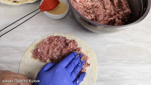 НЕВЕРОЯТНО ВКУСНЫЕ ЛЕНТЯЙСКИЕ ЧЕБУРЕКИ ИЗ ЛАВАША | Просто Кухня - Выпуск 90