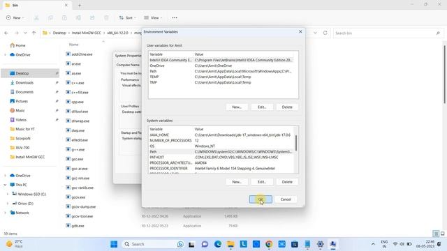 Installing MinGW (GCC/G++) Compiler in Windows 11 || Compile and run C++ program |Beginners Tutoria