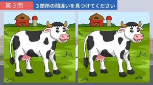 【間違い探し】全5問の難問脳トレ！老化防止や記憶力向上、レクリエーションまで幅広く役立つ動画！【クイズ】