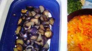 Маринованные баклажаны с овощами