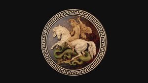 Панно резное Георгий победоносец